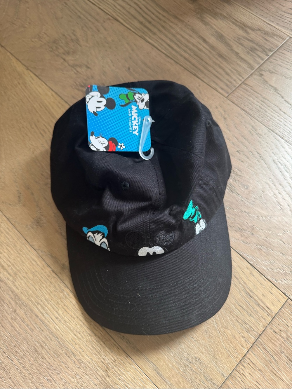 Disney Black Baseball Cap - Brand New w/Tags